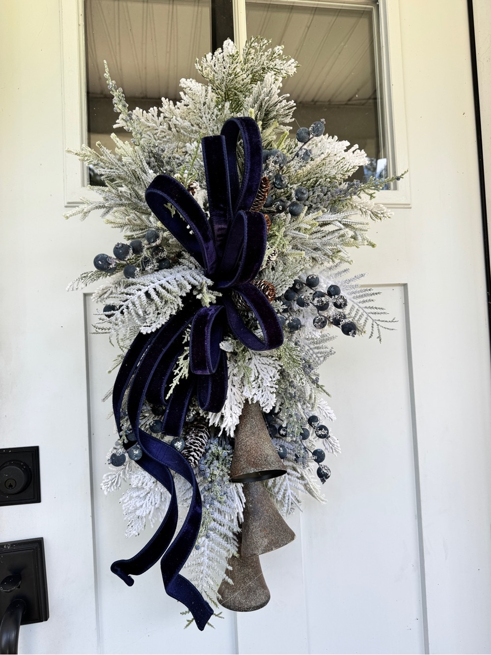 Winter Wonderland Cedar & Snowy Pine Wreath